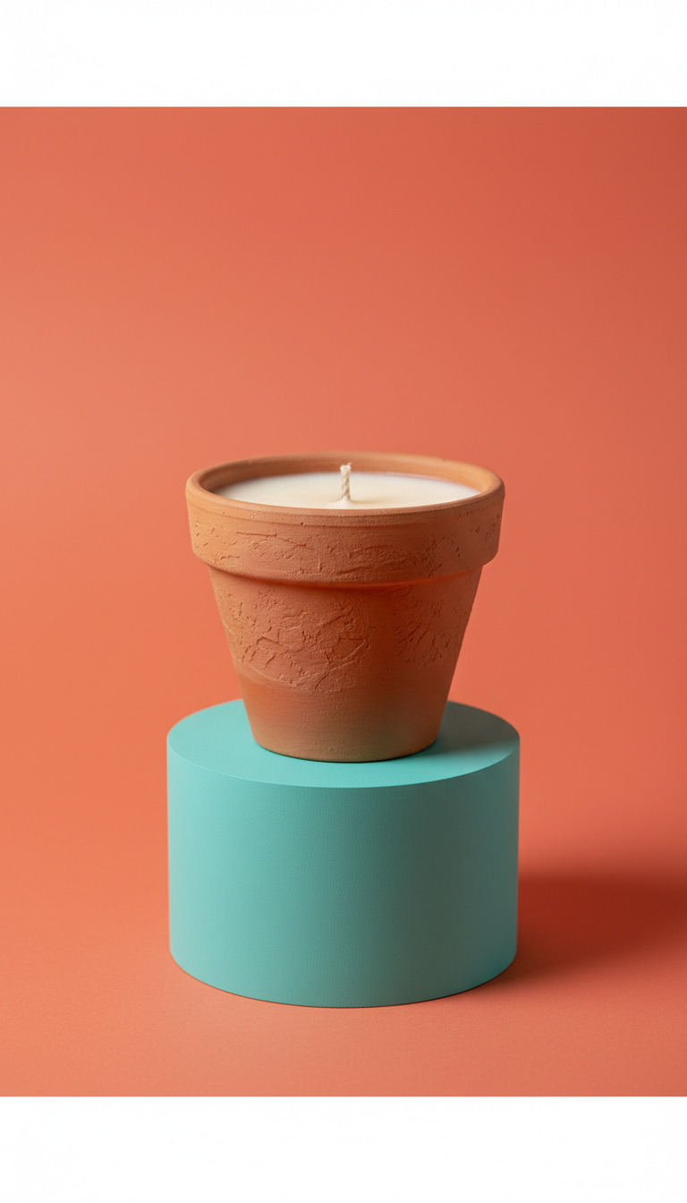 Vaso de vidrio soplado a mano